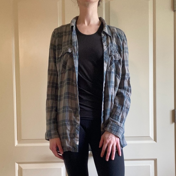 Gray and Blue Flannel - Picture 2 of 2